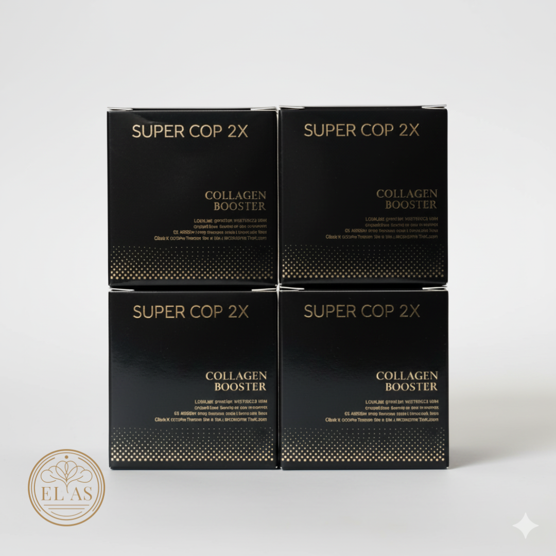 ครีมกลางวัน Super cop2x 4 กระปุก ผิวดูเรียบเนียน ริ้วรอยดูเลือนลาง ผิวกระชับ